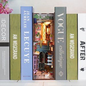 DIY 3D Book Nook Kit Island of Love Cafe 83pcs